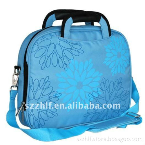 16" white PVC portable laptop bag